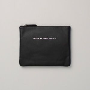 NWOT Genuine Leather travel Pouch.